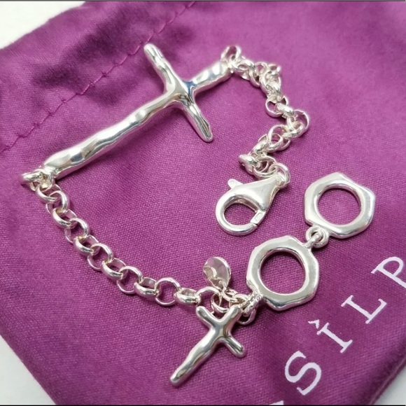 Silpada Cross ‘In Good Faith’ Sterling Silver bracelet BNIB - Picture 7 of 16